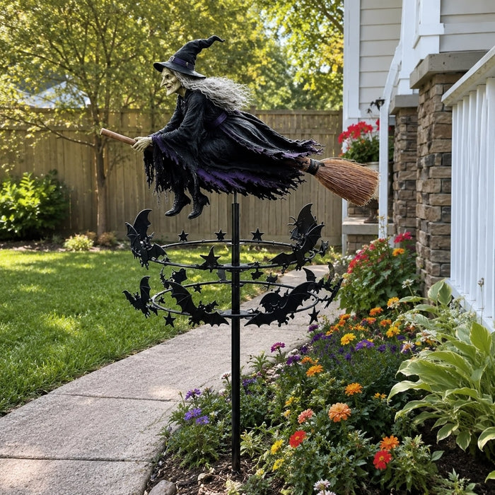Halloween Early Bird Special 🧙 The Enchanted Witch Garden Wind Spinner